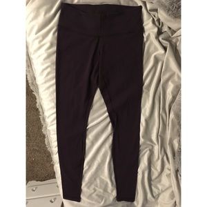 Lululemon Wunder Under Dark Purple Pants- Size 6